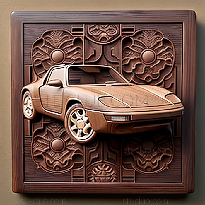 3D мадэль Porsche 914 (STL)